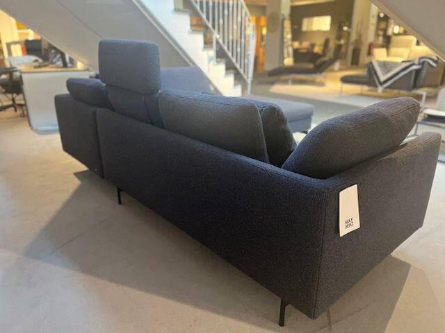 Rolf Benz - Ecksofa Mioko Stoff 24 144 Schwarzblau Gestell Stahl Glatt Matt Schwarzblau Pulverbeschichtet - 4