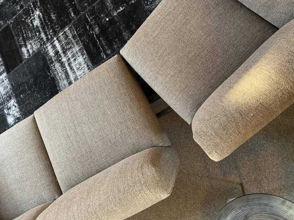 Knoll International - Sofa Avio S Tosca Chestnut 24 Beige Braun mit verstellbarem Endelement - 7
