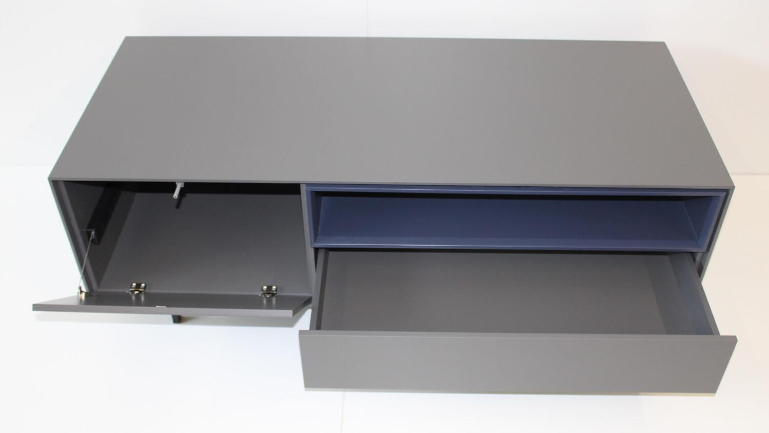 Schönbuch - TV-Möbel Korpus 66 Granit Gestell Schwarz - 6