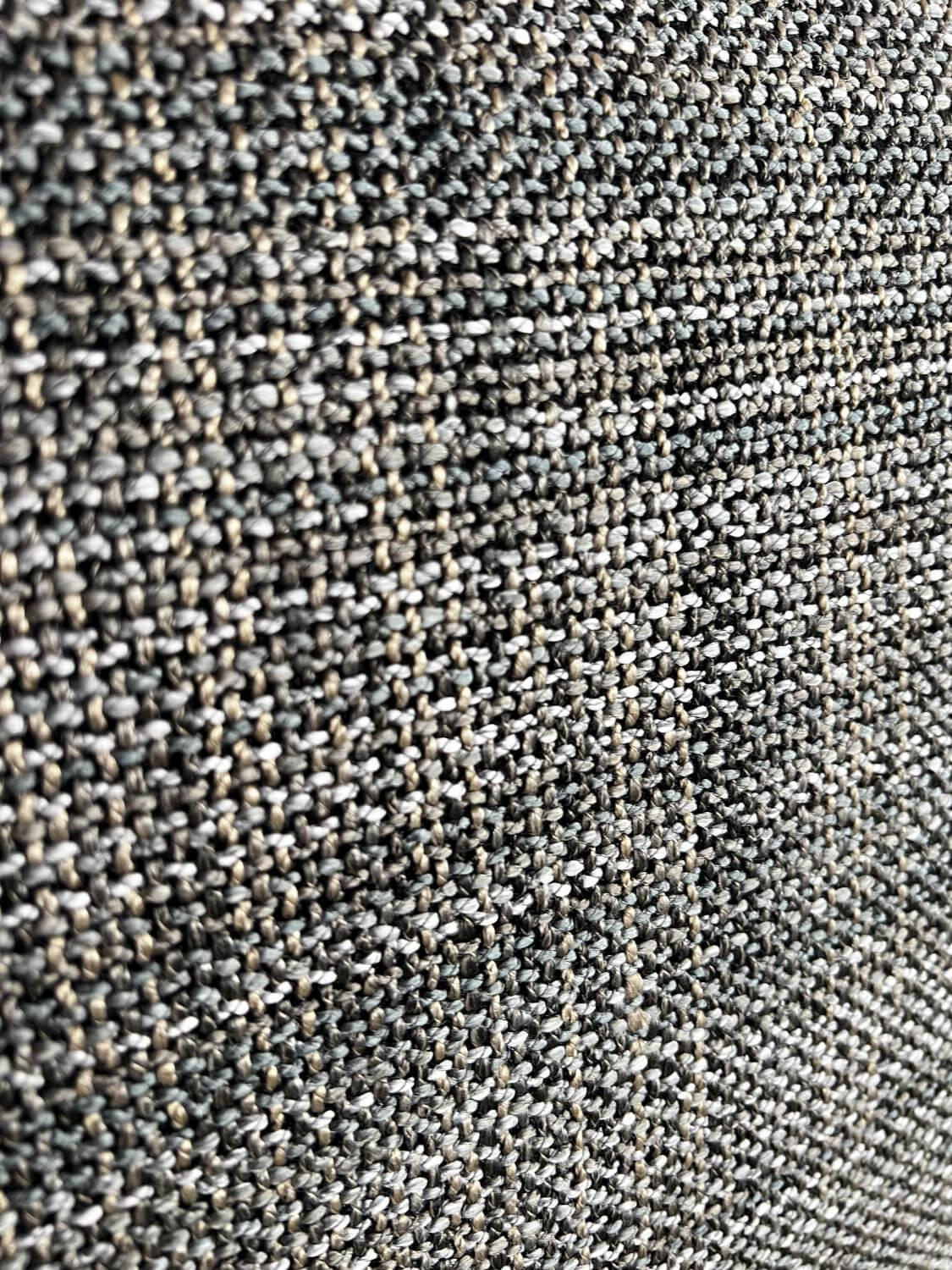 Christine Kröncke - Ecksofa Hailey Stoff Chameleon Salvia 4145 085 Grau Fuß Matt Schwarz Pulverbeschichtet - 2