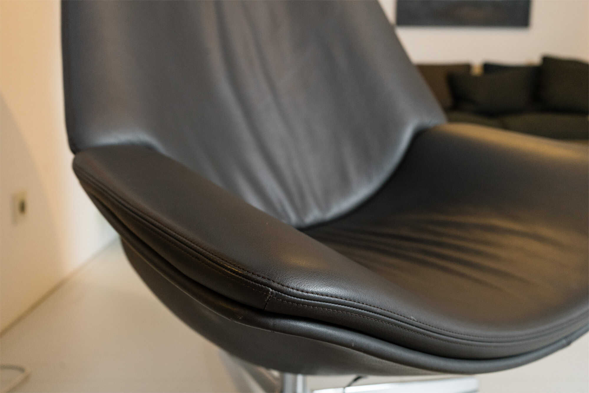 M1-Noller-126-_DSC3987 Walter Knoll - Sessel Egon Leder Schwarz - 3