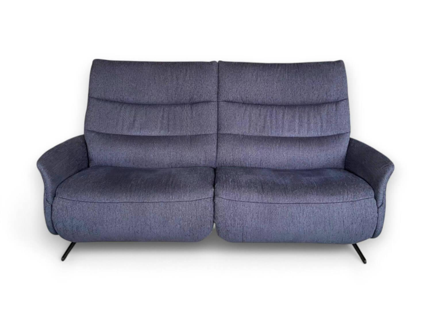 himolla - Comfort Sofa 4051 Cumuly Stoff Uni Ozean Blau Gestell Metallkufen Anthrazit Inklusive Elektrische Verstellung - 6