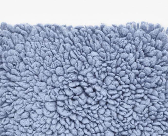 Kvadrat - Teppich 190x190 March Schurwolle Eisblau - 4