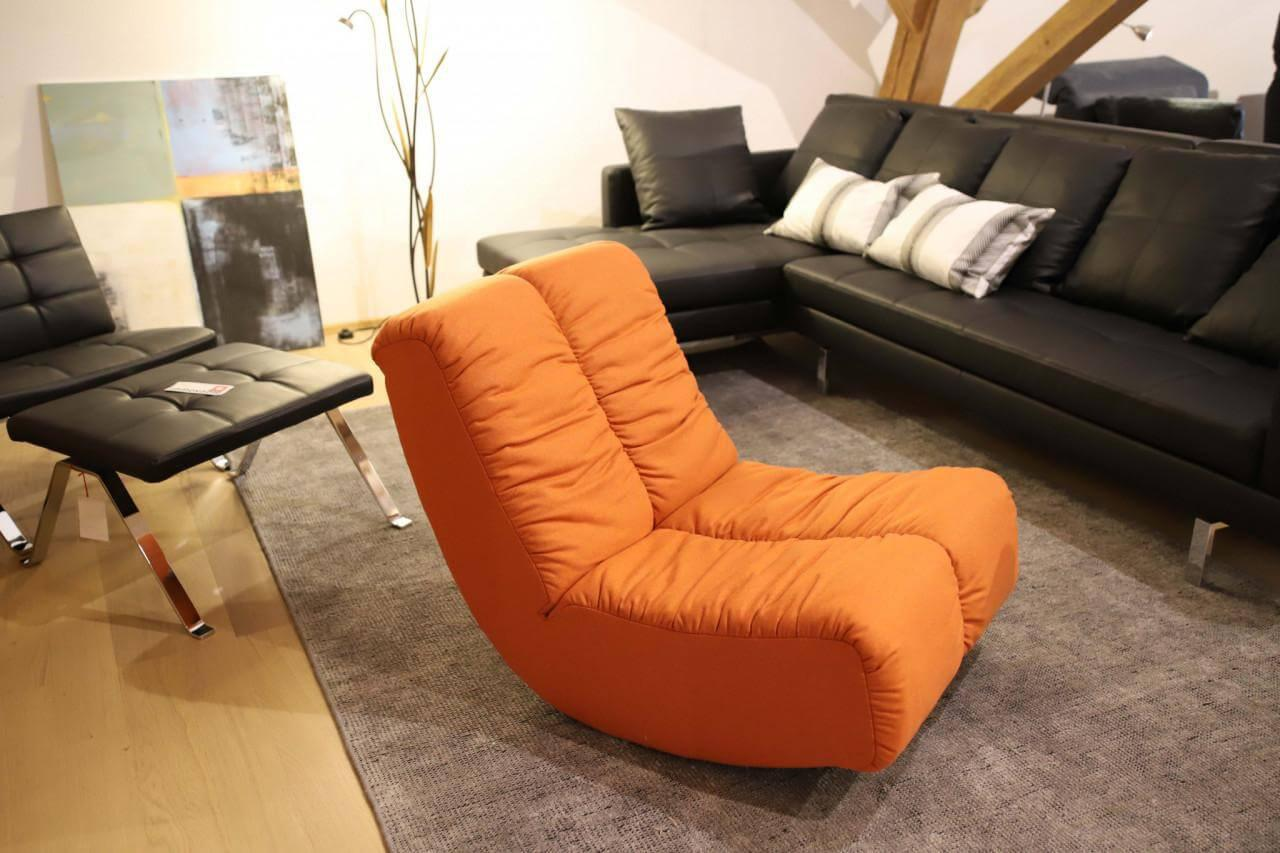 Brühl - Sessel Lucky Stoff 4456 50 Orange - 3