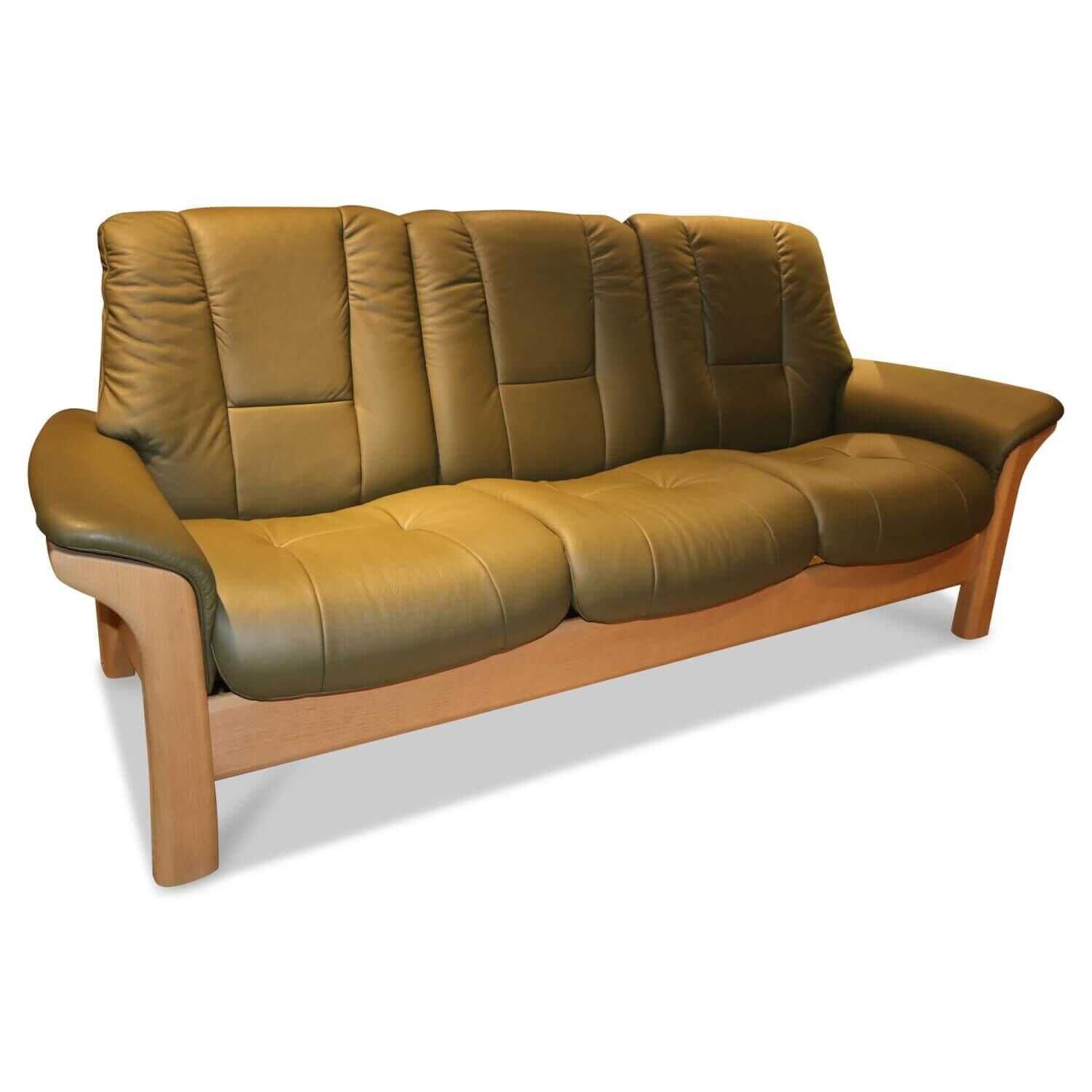 stressless-sofamodelle-sofa-windsor-niedrig-dreisitzer-leder-paloma-dark-olive-5259f06b894c Stressless - Sofa Windsor Niedrig Dreisitzer Leder Paloma Dark Olive - 1