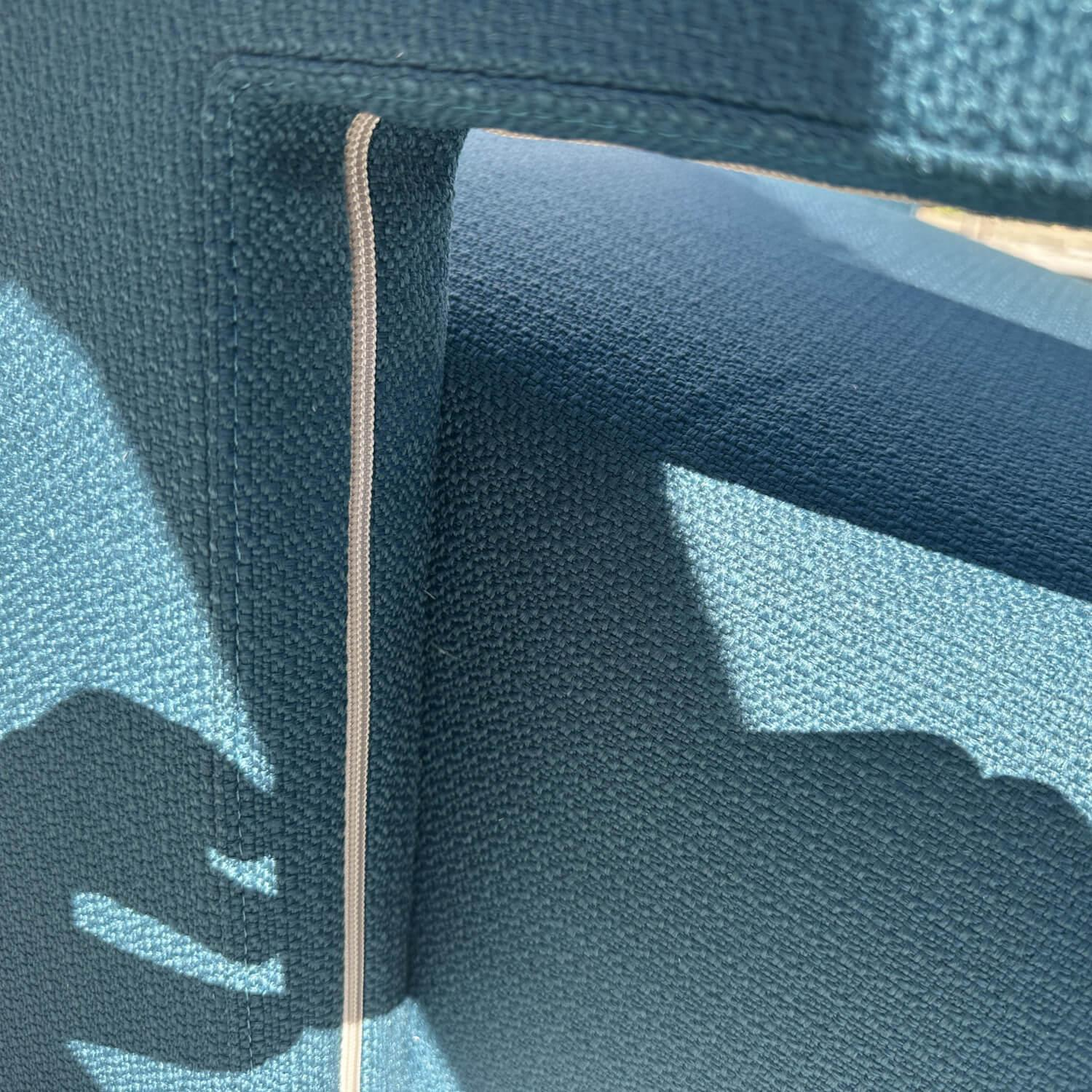 Cassina - Outdoor Sessel Utrecht XL Stoff Futura 701 Ottanio Blau Gestell Metall - 2