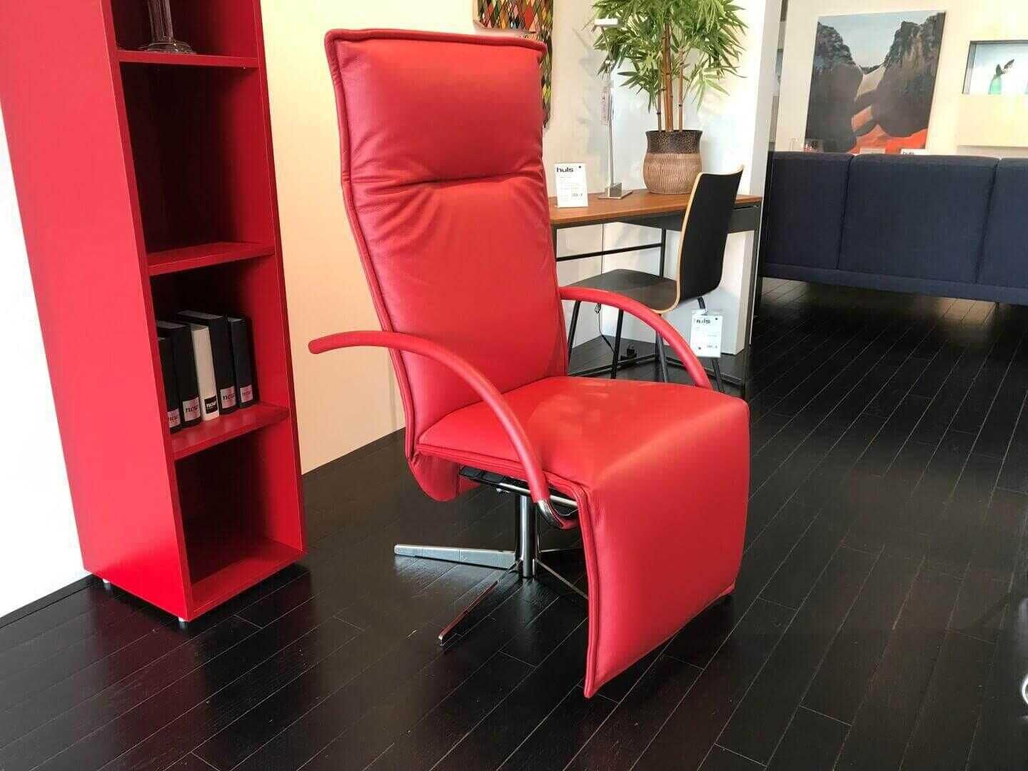 franz-fertig-relaxsessel-fino-soft-xl-leder-rot-sternfu-C3-9F-hochglanz-verchromt-fca0ac37de65ZvaUeYQvnWuMT Franz Fertig - Relaxsessel Fino Soft XL Leder Rot Sternfuß Hochglanz Verchromt - 3