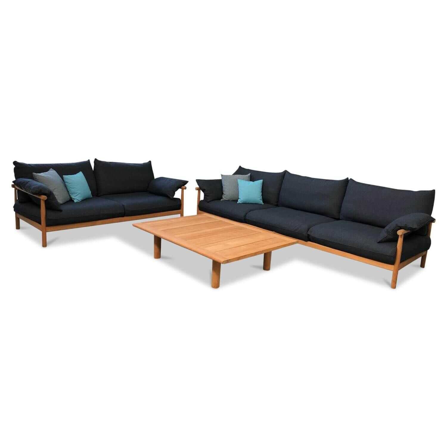 DEDON Garnitur Tibbo Outdoor 2 Sofas 569 MÖBELFIRST.DE!