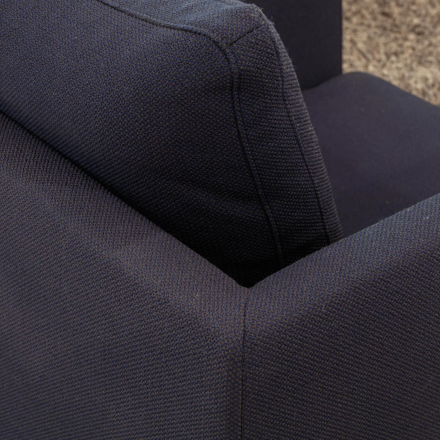 COR Sessel Pilotis 86111 Stoff 10082 Navy Blau Gestell M20 Lack - Bild 2 von 5