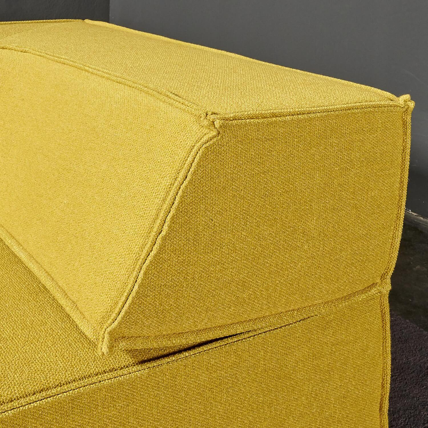 COR - Schlafsofa Trio Stoff 8077 Curry Gelb - 7