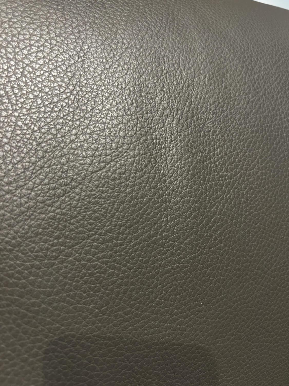 Brühl - Ecksofa Tomo Compact Leder Unit 5423 93 Grau Metalluntergestell Verchromt Glänzend - 2