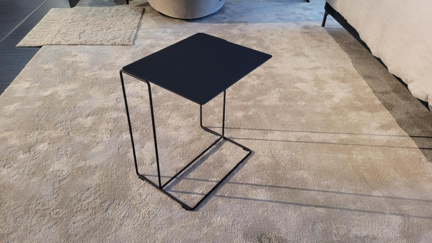 Walter Knoll - Beistelltisch Oki 131 T2 Platte Matt Pulverbeschichtet Schwarz Gestell Schwarz - 8