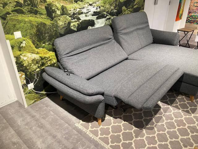 Natura - Ecksofa Stonington Style 6 Heaven Graphit 06145/33 Mit Klappbaren Armlehnen Und Rückenverstellung Elektronisch Fußablage Verstellbar - 2