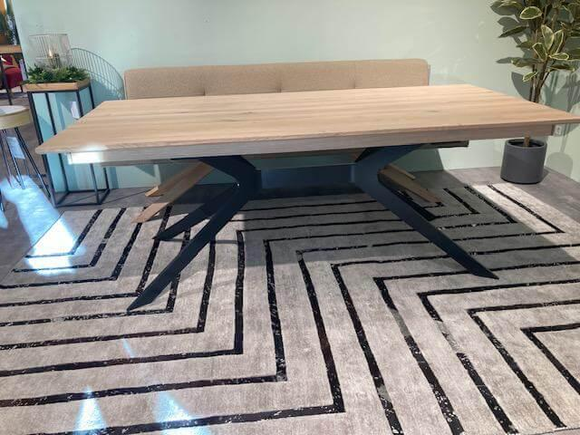 Anrei - Essgruppe Vivo Esstisch Asteiche Massiv Weiß Geölt - 9