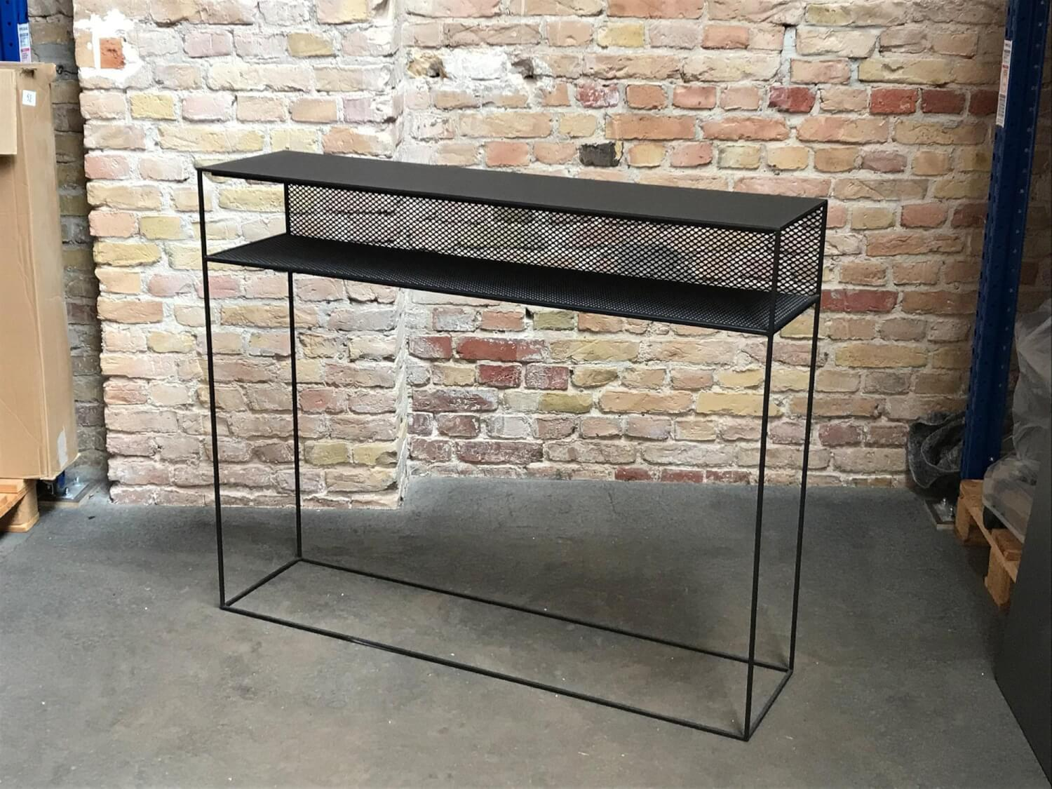 Zeus - Sideboard Konsole Tristano Streckmetall Epoxylackiert Gestell Vierkantstahlrohr - 5