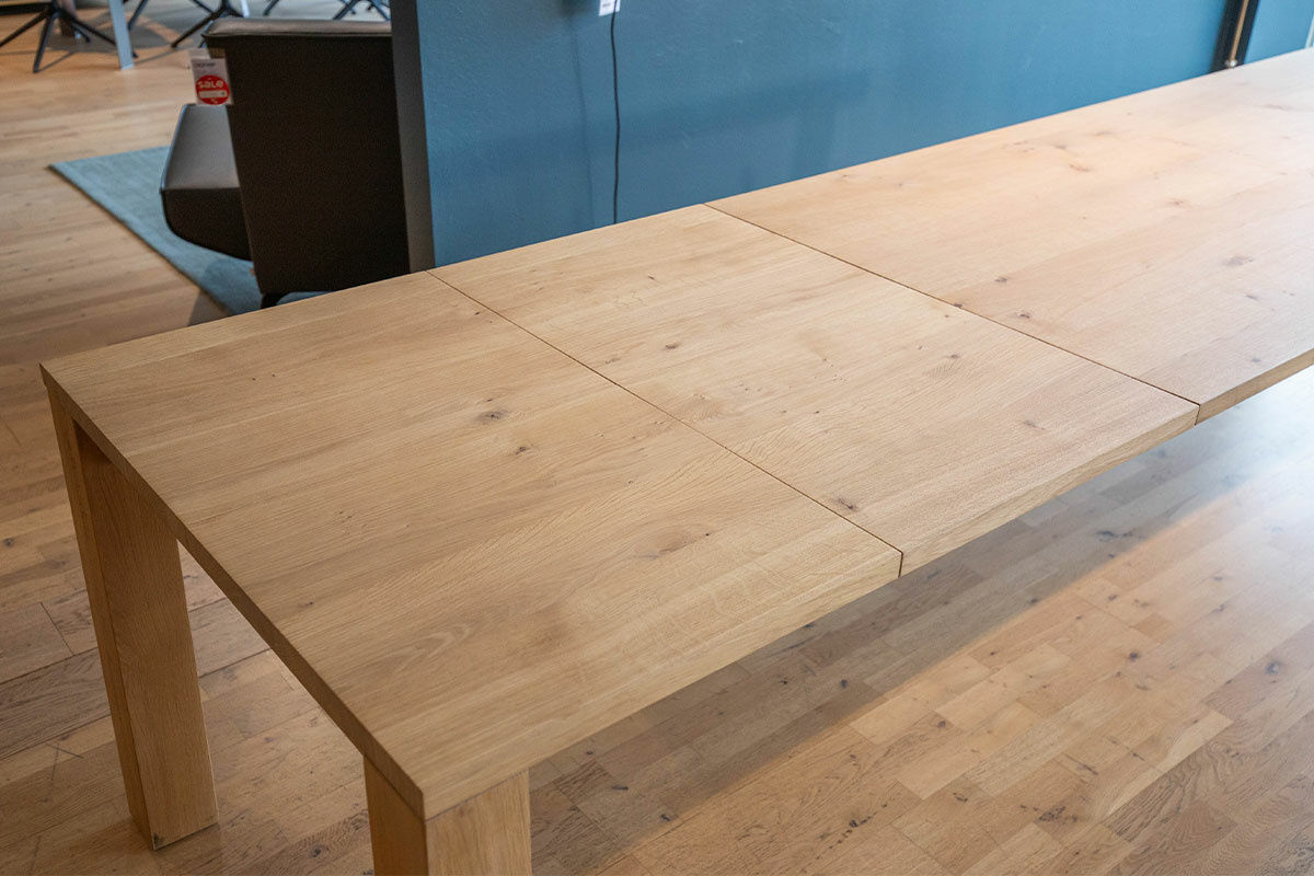 Scholtissek - Esstisch Varus Ausziehbar Knorrige Eiche Puro Geölt mit 2 Auszügen - 5