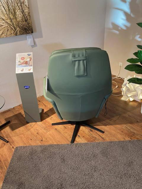 Stressless - Relaxsessel Sam Leder 94 Paloma Fog 37 Grün mit elektrischer Relaxfunktion - 4