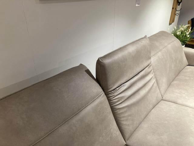 Natura - Ecksofa Tulsa KV Leder Longlife Cloudy Gravel Beige - 4