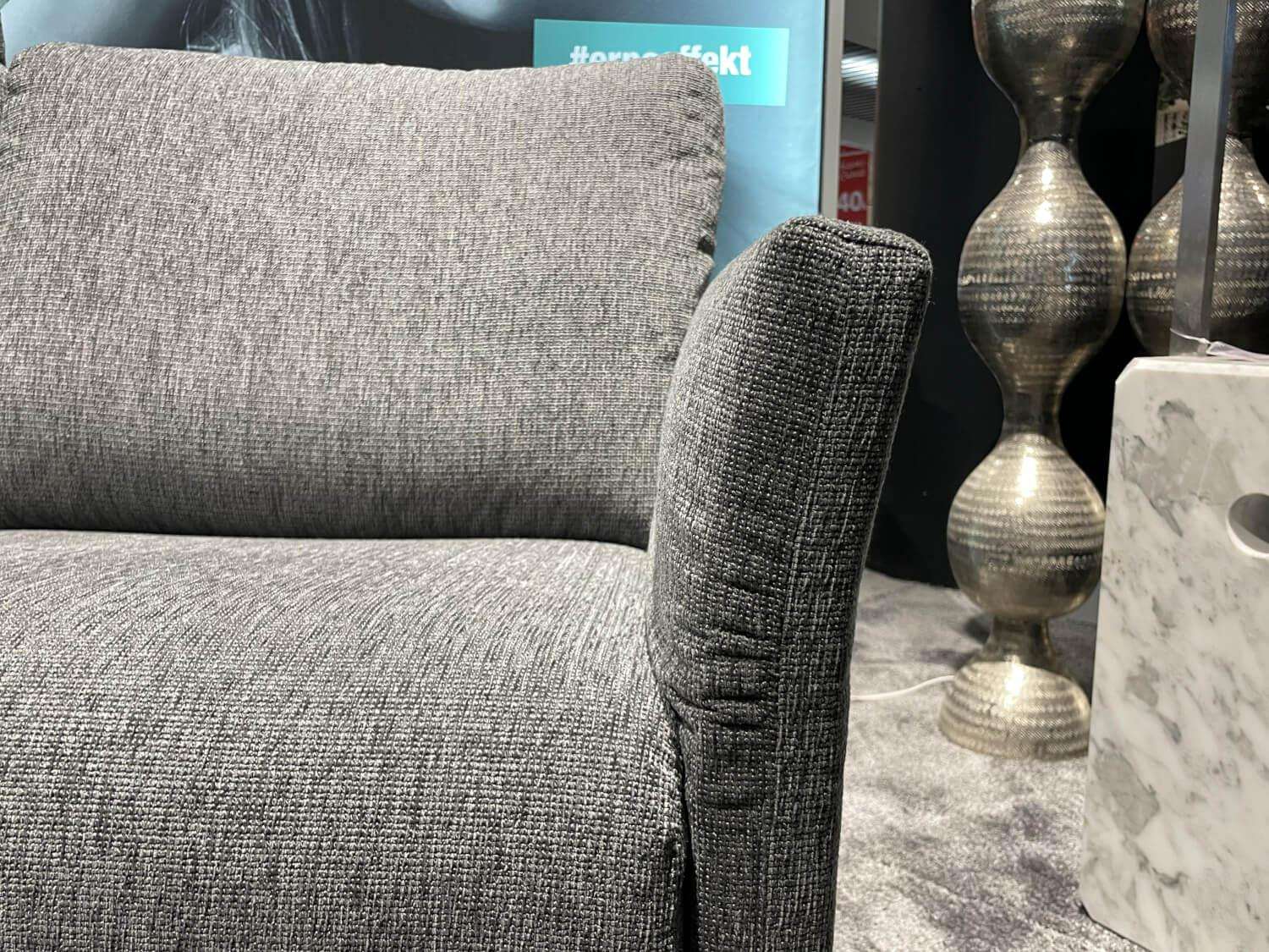 Erpo - Polstergarnitur ER175 Varese Stoff Nora 5063 81 Grau - 10