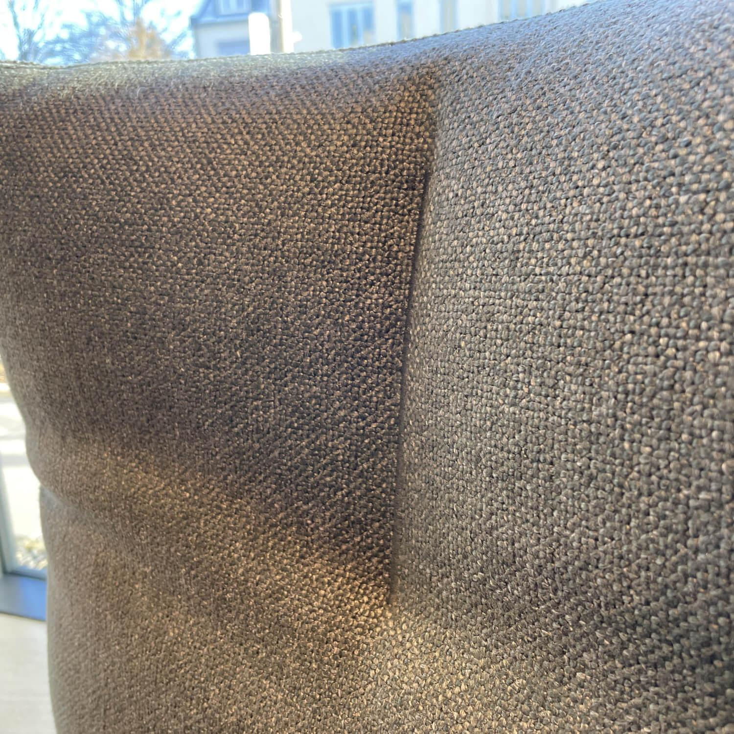 COR - Loungesessel Mit Hocker Jalis Stoffbezug Schilfgrün Drahtgestell Schwarz - 3