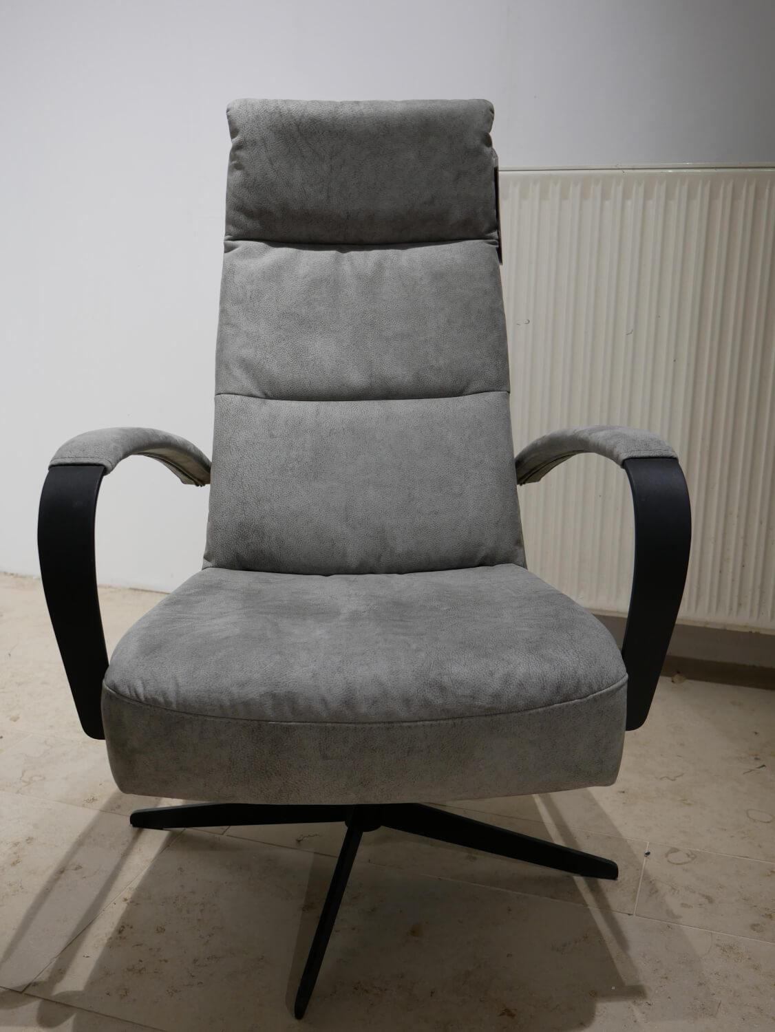 DFM - Drehsessel Styles United MA Stoff Reno ML 149 Steel Grau Fuß Schwarz - 4