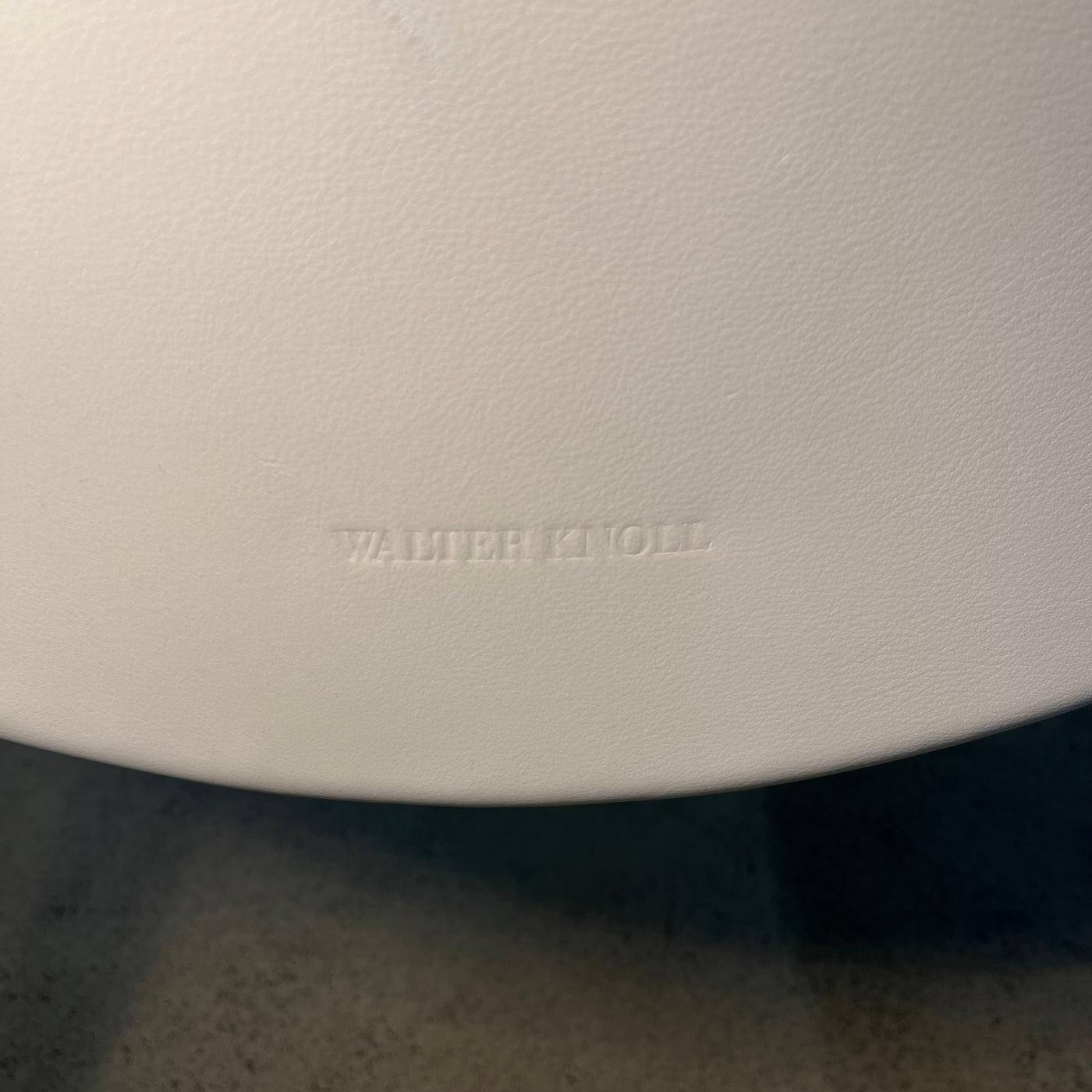 Walter Knoll - Stuhl Liz 1311 Leder Ascot White Weiß Gestell Hochglanz Verchromt Inklusive Kunststoffgleiter - 2