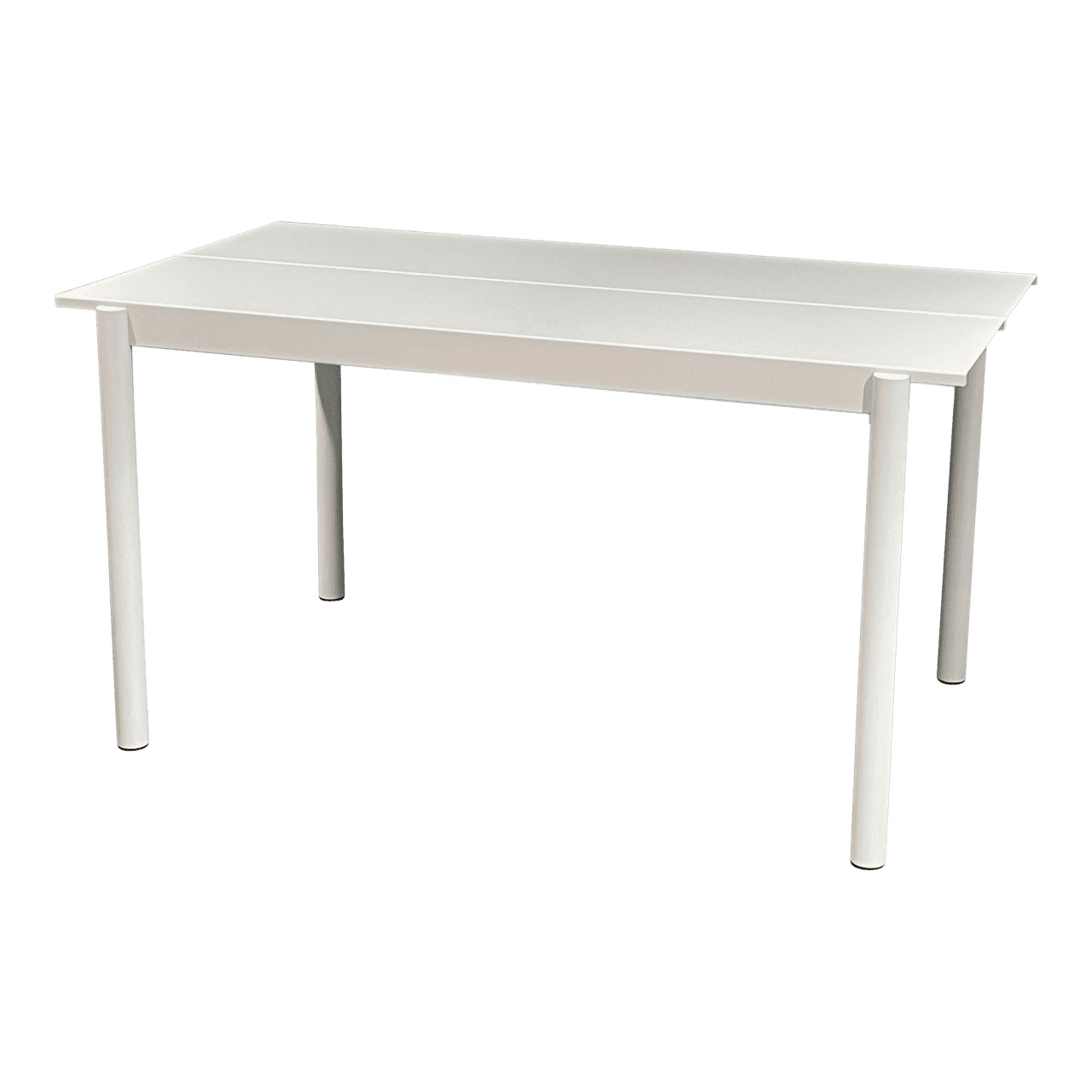 Muuto - Outdoor Tisch Linear Steel Stahl Pulverbeschichtet Grau  - 1