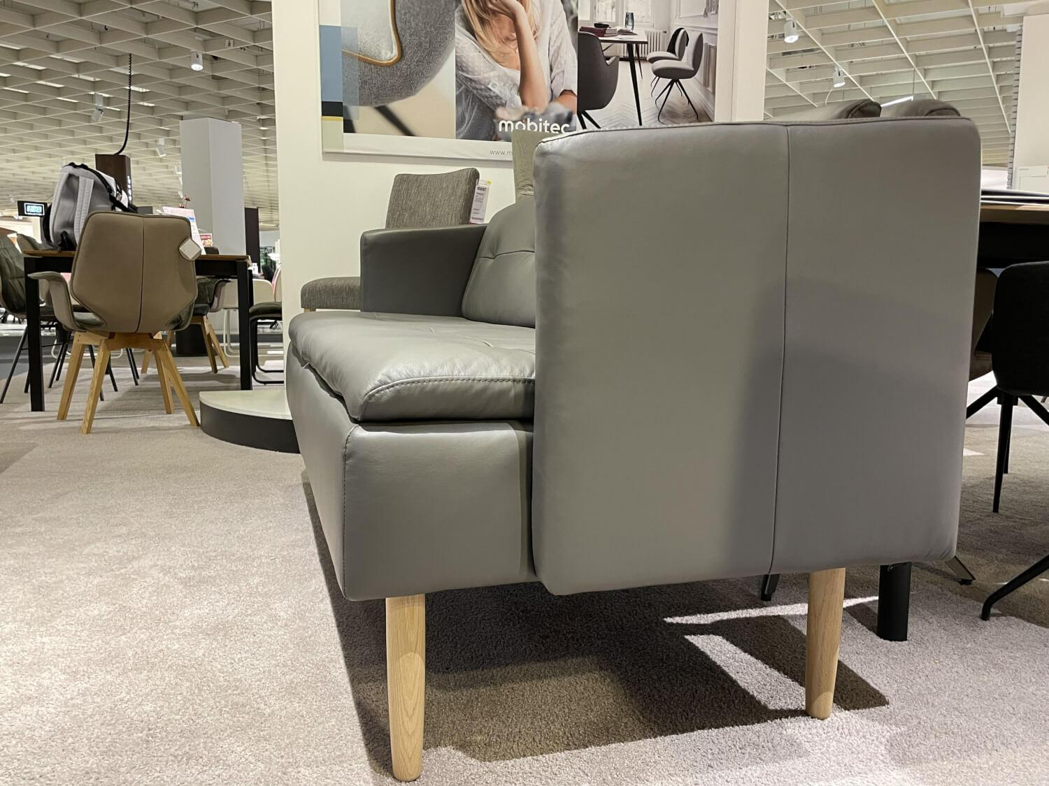 Stressless - Sofa 3-Sitzer Lime Leder Paloma Metal Grey Gestell 33 Natural - 2