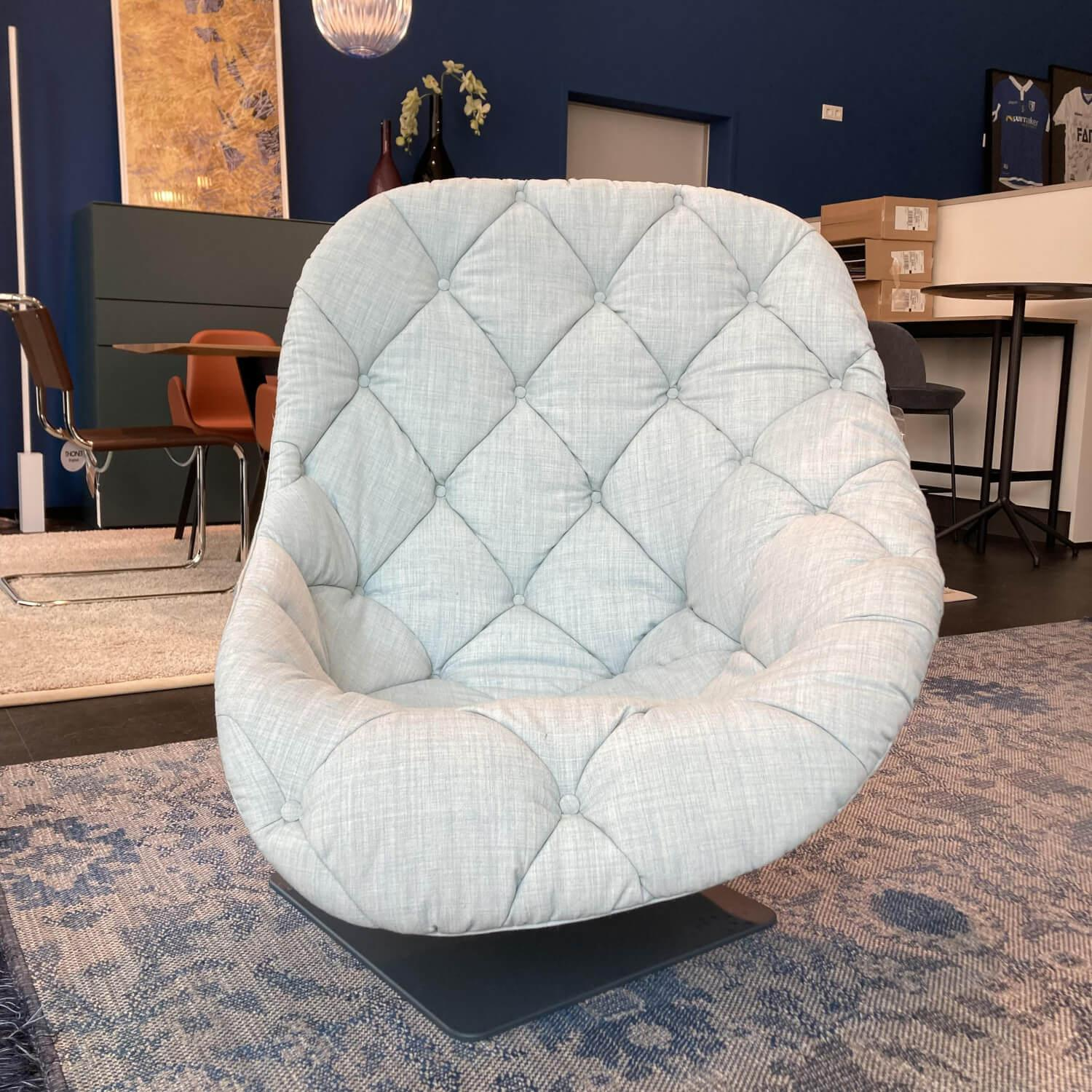 Moroso - Sessel Bohemian BH0001 Stoff 731 Hellblau Sitz Remix 823 Hellblau - 3