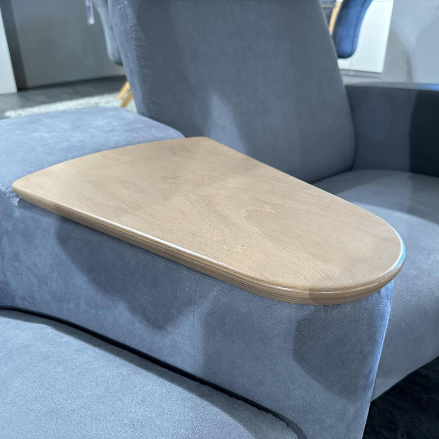 Stressless - Sofa Zweisitzer Arion 19 Hoch Bezug Dinamica Dark Grey Dunkelgrau Füße 88 Stahl Rund Sektortisch In Eiche - 2