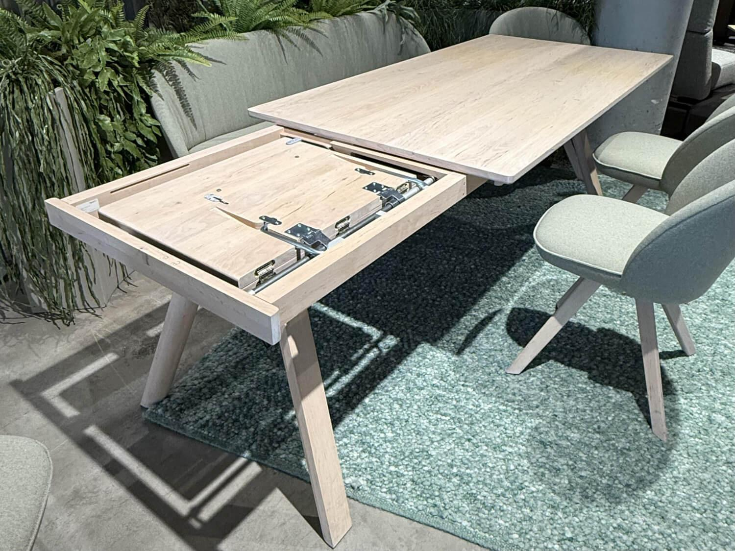 Team 7 - Essgruppe Taso Und Flor Erle Weißgeölt Stoff Jet 9703 Grün - 6