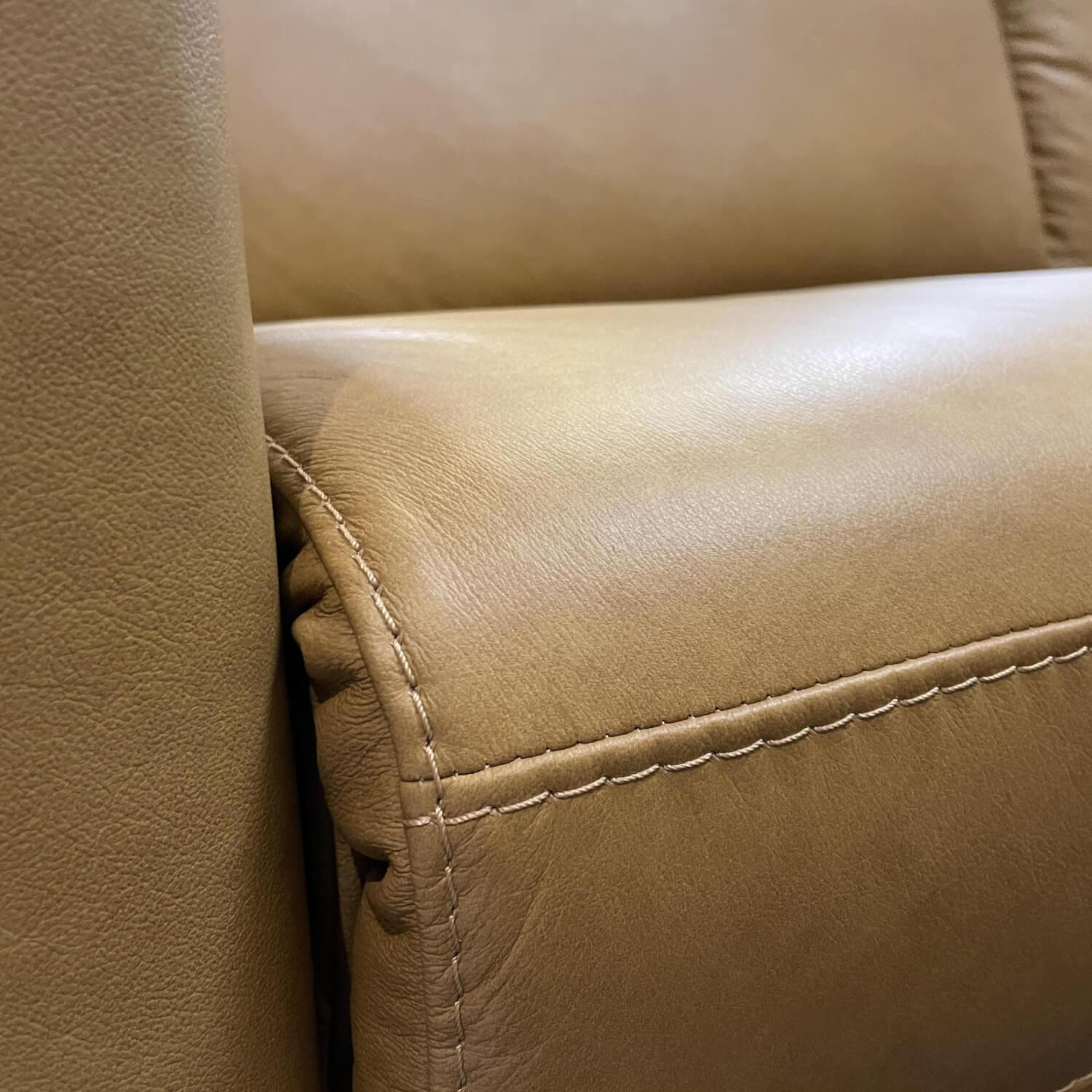 Sofa Miroo Bezug Leder Z69 Farbe 52 Kurkuma