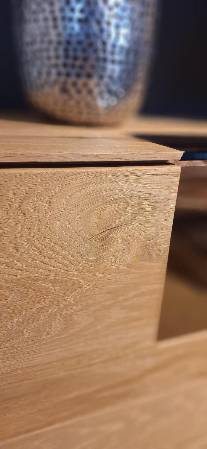 Hartmann - Wohnwand Runa Kerneiche Natur Massiv Gebürstet - 9