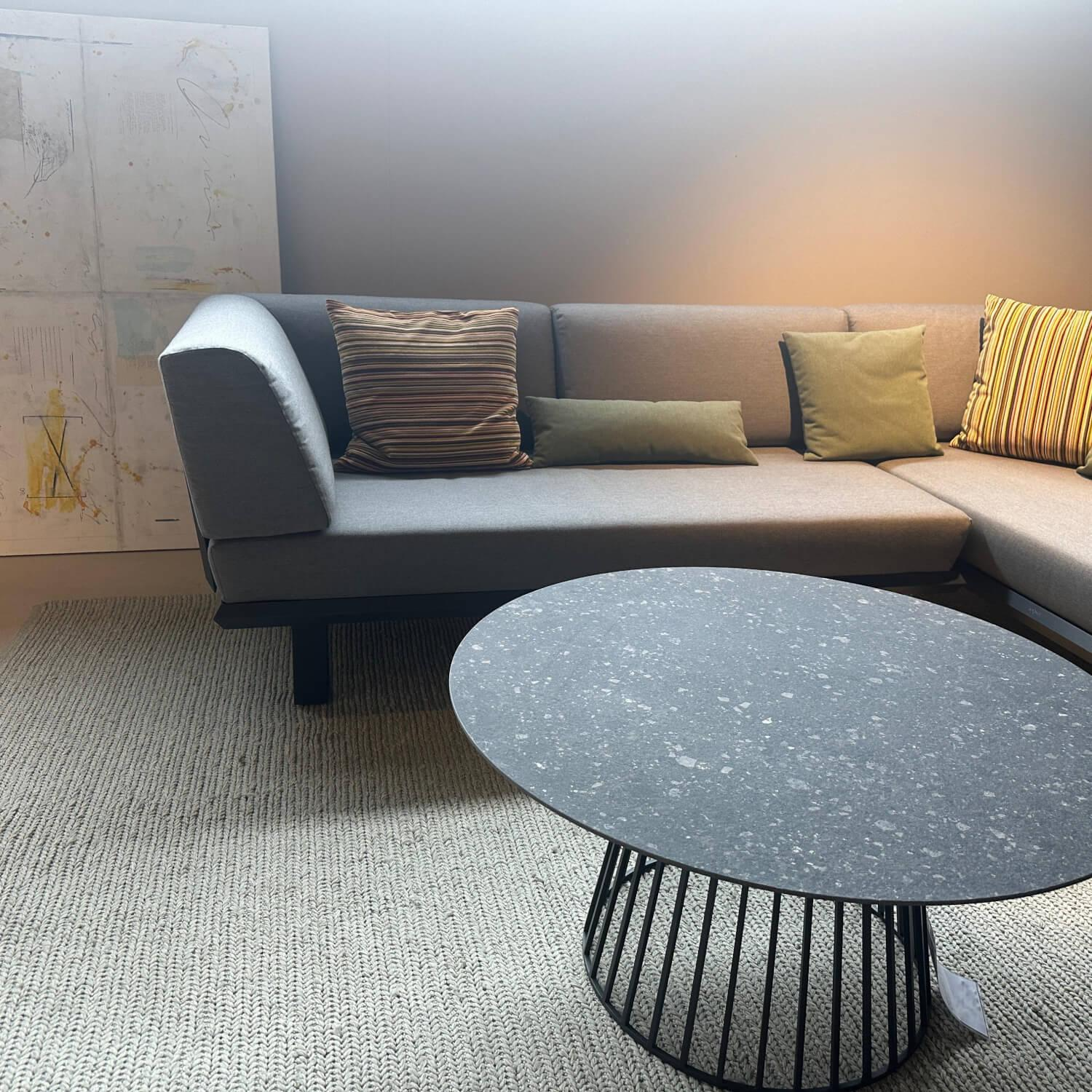 Solpuri - Sofa Boom Outdoor Stoff Premium Bombay Anthracite Anthrazit Gestell Aluminium Anthrazit - 5