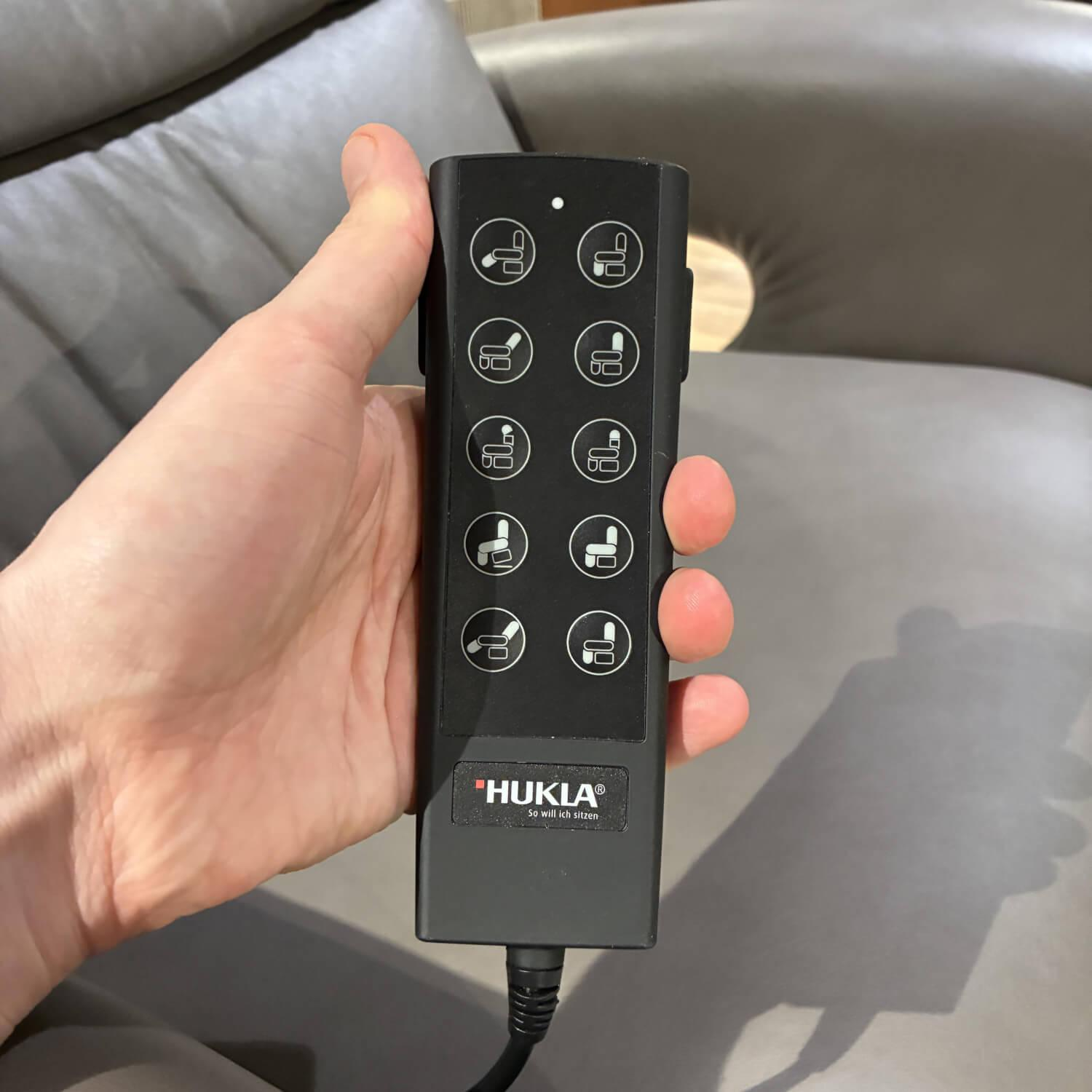 Comfortmaster - Relaxsessel XL CM HU1087 Leder Vivre Greystone Grau Drehteller Metall Silber - 6