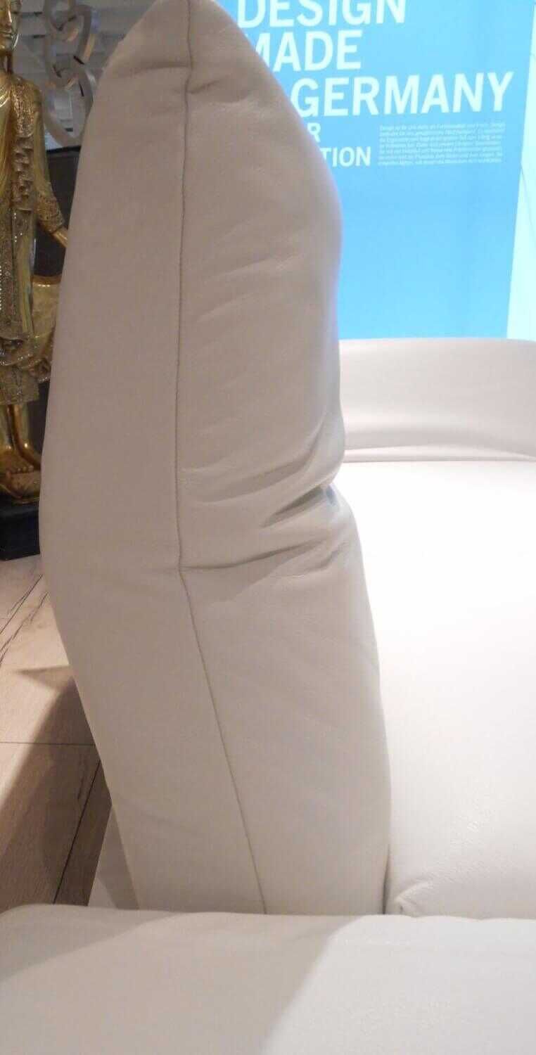Koinor - Sofa Francis 2,5er Leder Creme Weiß - 7