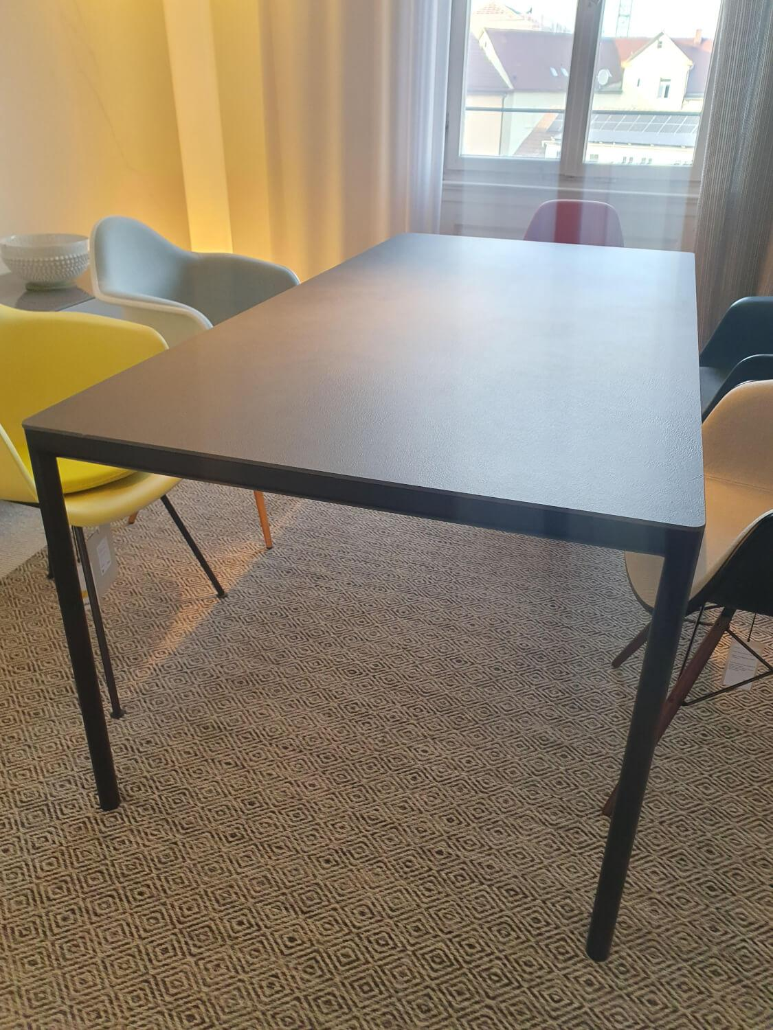 Extendo - Esstisch ST35 Platte Keramik Schwarz Gestell Schwarz - 4