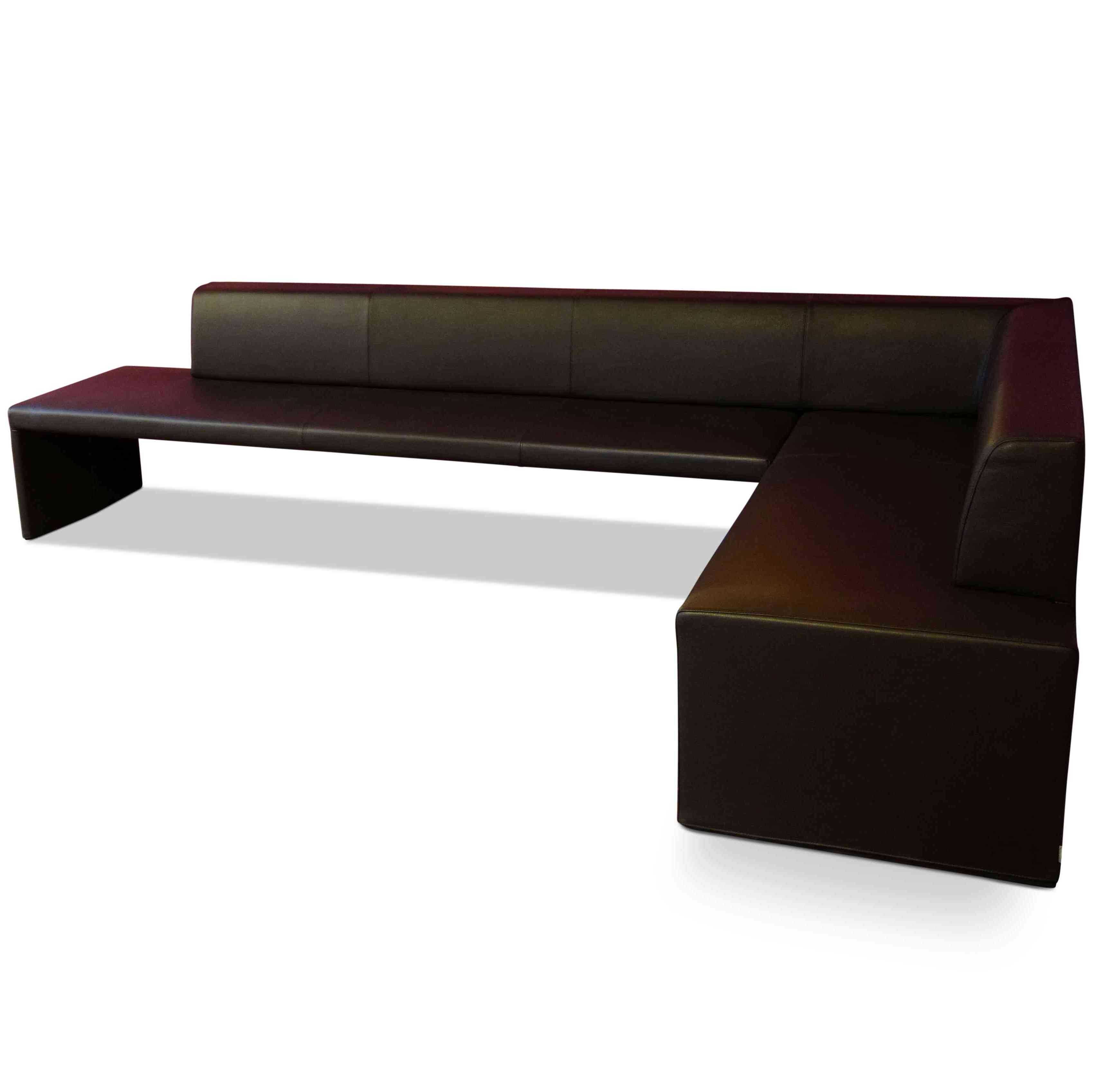 Walter Knoll - Eckbank Together in Leder Braun - 1