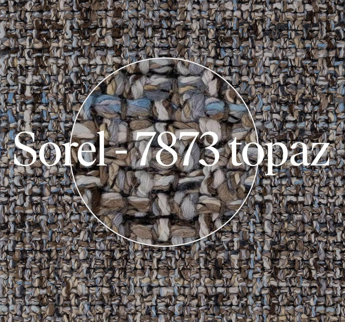 Walter Knoll - Sessel Bao 207 10 C Innen Stoff Sorell 7873 Topaz Beige Rücken Leder Softy Tundra Braun Drehteller - 6