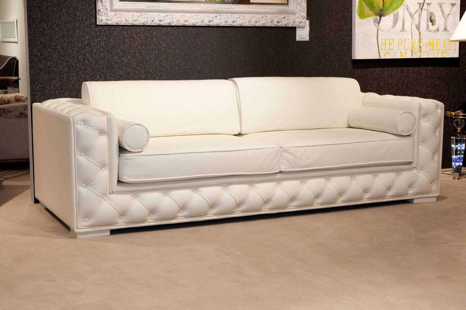 Sofa Prestige Maxi Leder Beige