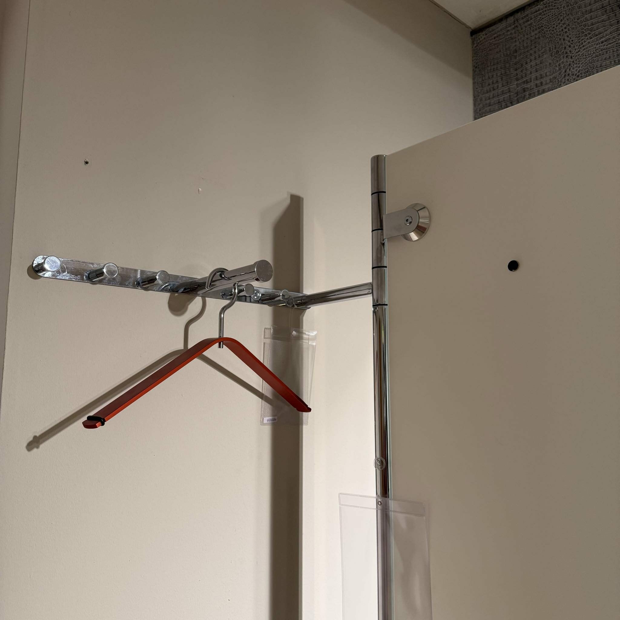 Rosconi - Garderobe Alba Chrom Glänzend Und Glas Ultra White Weiß Satinato - 4