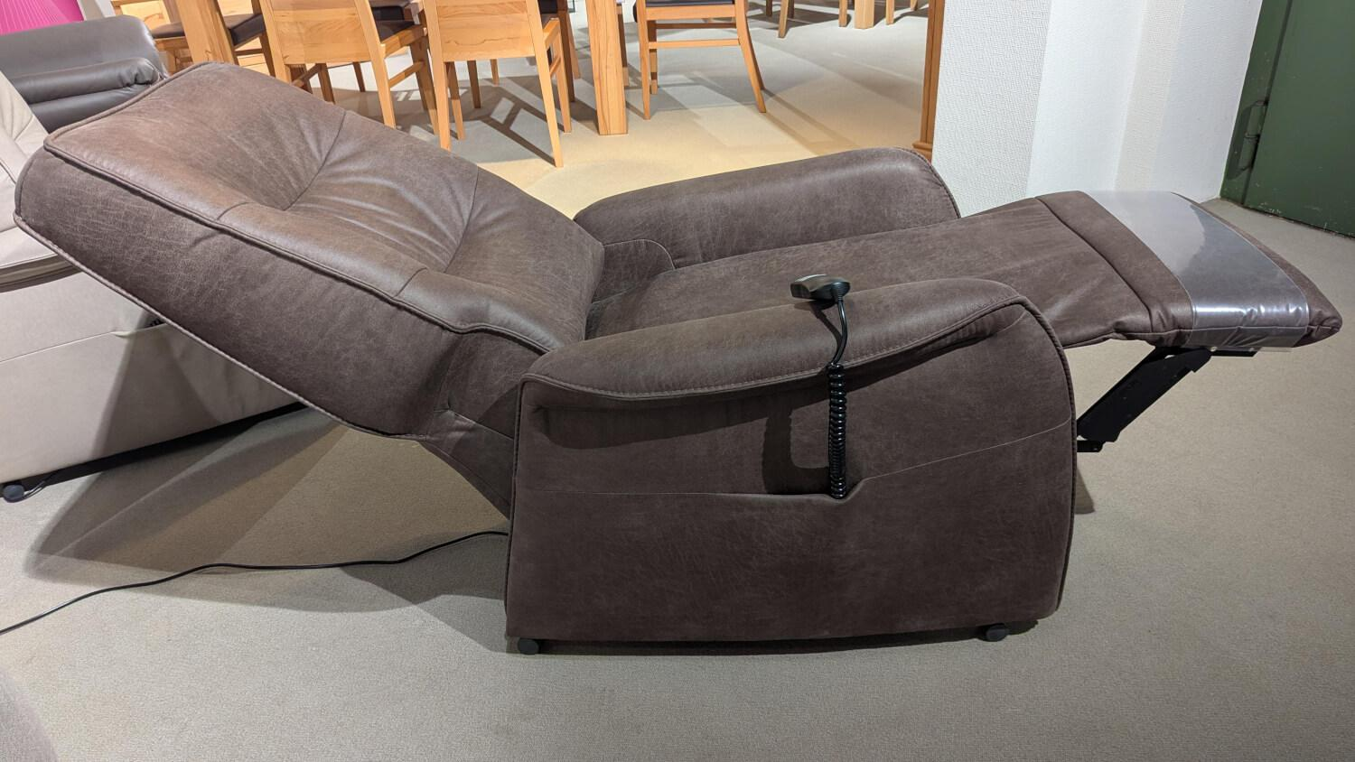 himolla - Relaxsessel 9457 Stoff 08 Eco Earth Braun 2-Motorisch mit Aufstehhilfe - 2