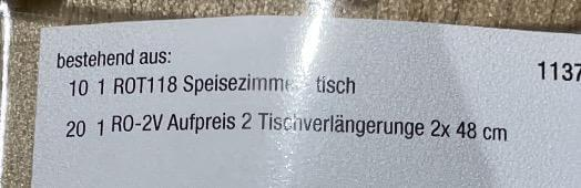 Voglauer - Esstisch V-Rock Living Alteiche Rustico Gebürstet mit Verlängerung - 6