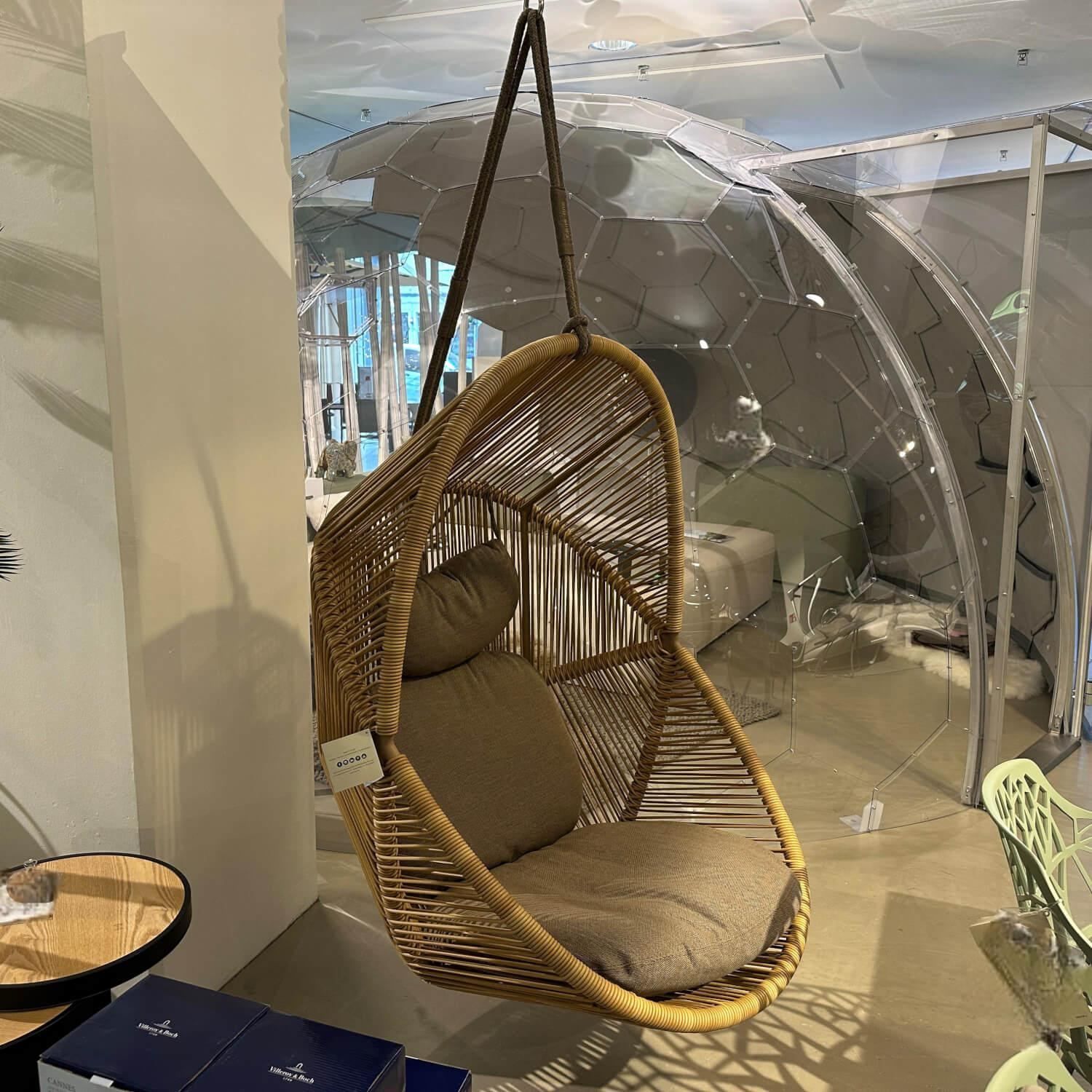 Cane Line - Hängeschaukel Hive Geflecht Cane Line Weave Natur Gestell Aluminium Inklusive Kissen Und Aufhängung - 3