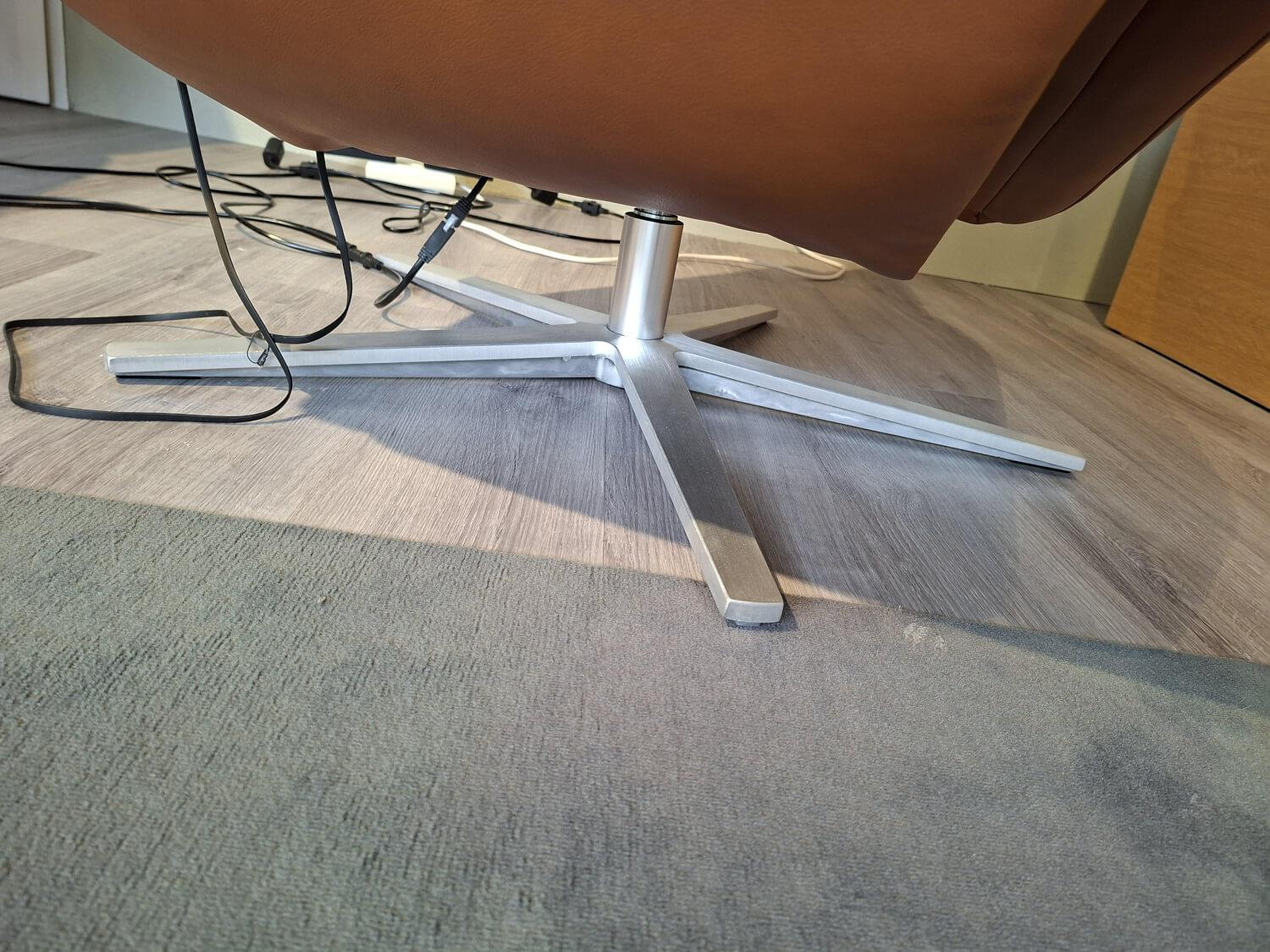 Stressless - Sessel Scott Sirius Leder Paloma 40 New Cognac Braun Gestell Brushed Alu Motorisch - 4