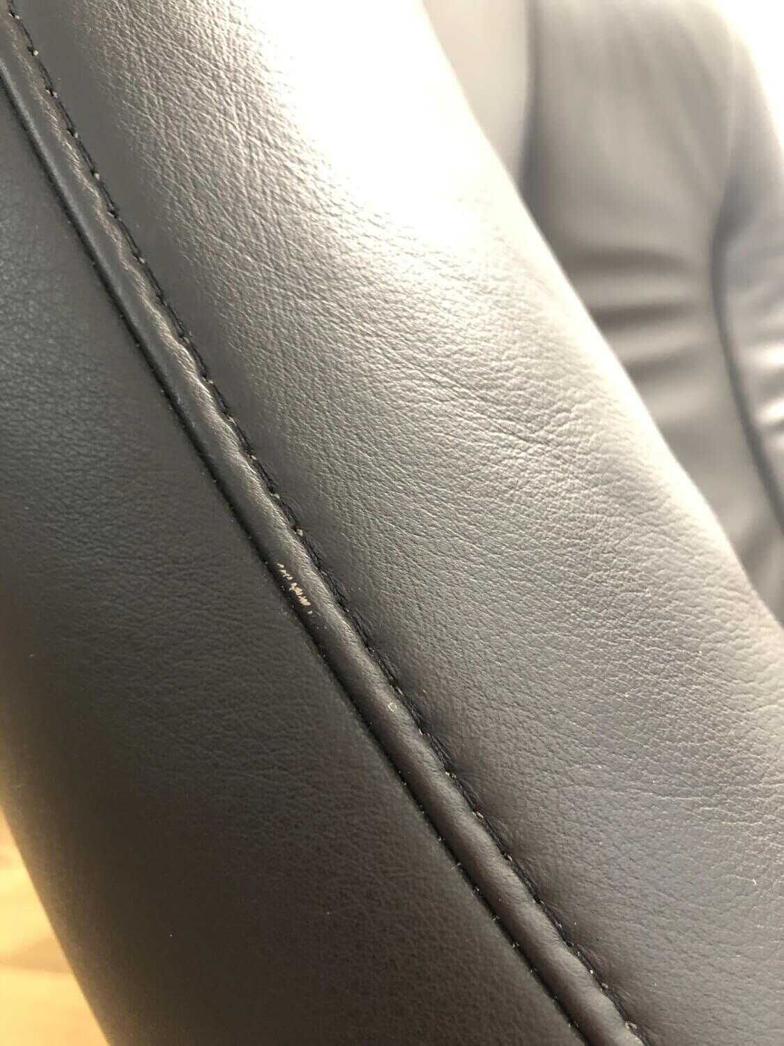 Ligne Roset - Drehsessel Anda Leder 1 Schwarz - 5