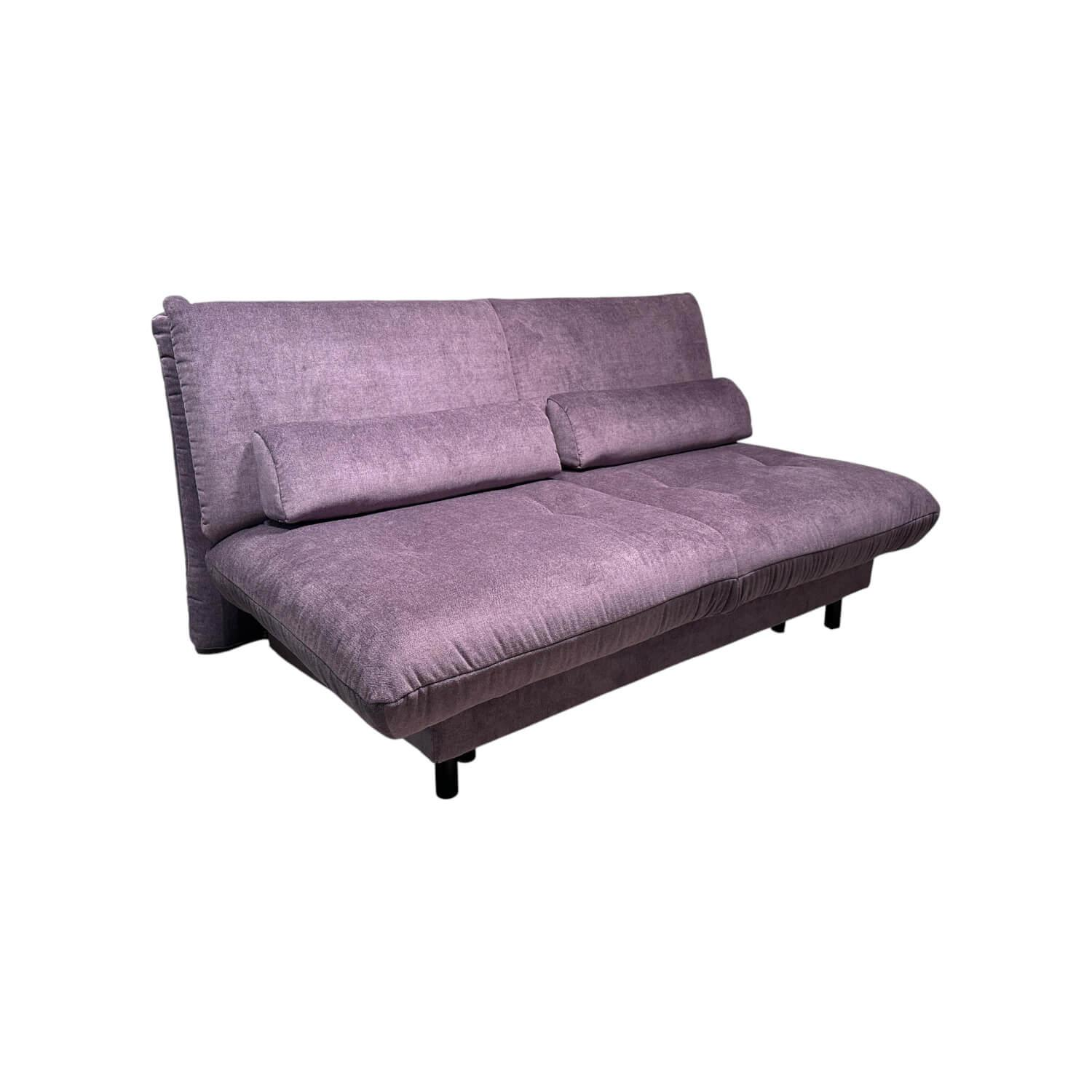 Brühl - Schlafsofa Quint Stoff 2813 82 Violett Füße Metall Schwarz Pulverbeschichtet - 1