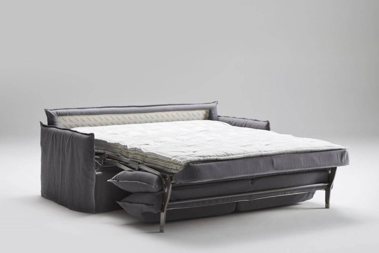 Milano Bedding - Schlafsofa Clarke 18 3-Sitzer Stoff Mitrella 29 Light Blue Blau - 7