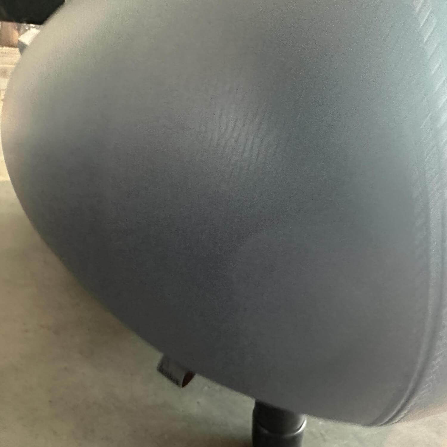 Leolux - Sessel Pallone Pa Leder Senso Sitz 3210 Tempest Blau Und Rücken 3890 Heaven Hellblau Füße Epoxa Granite Matt - 3