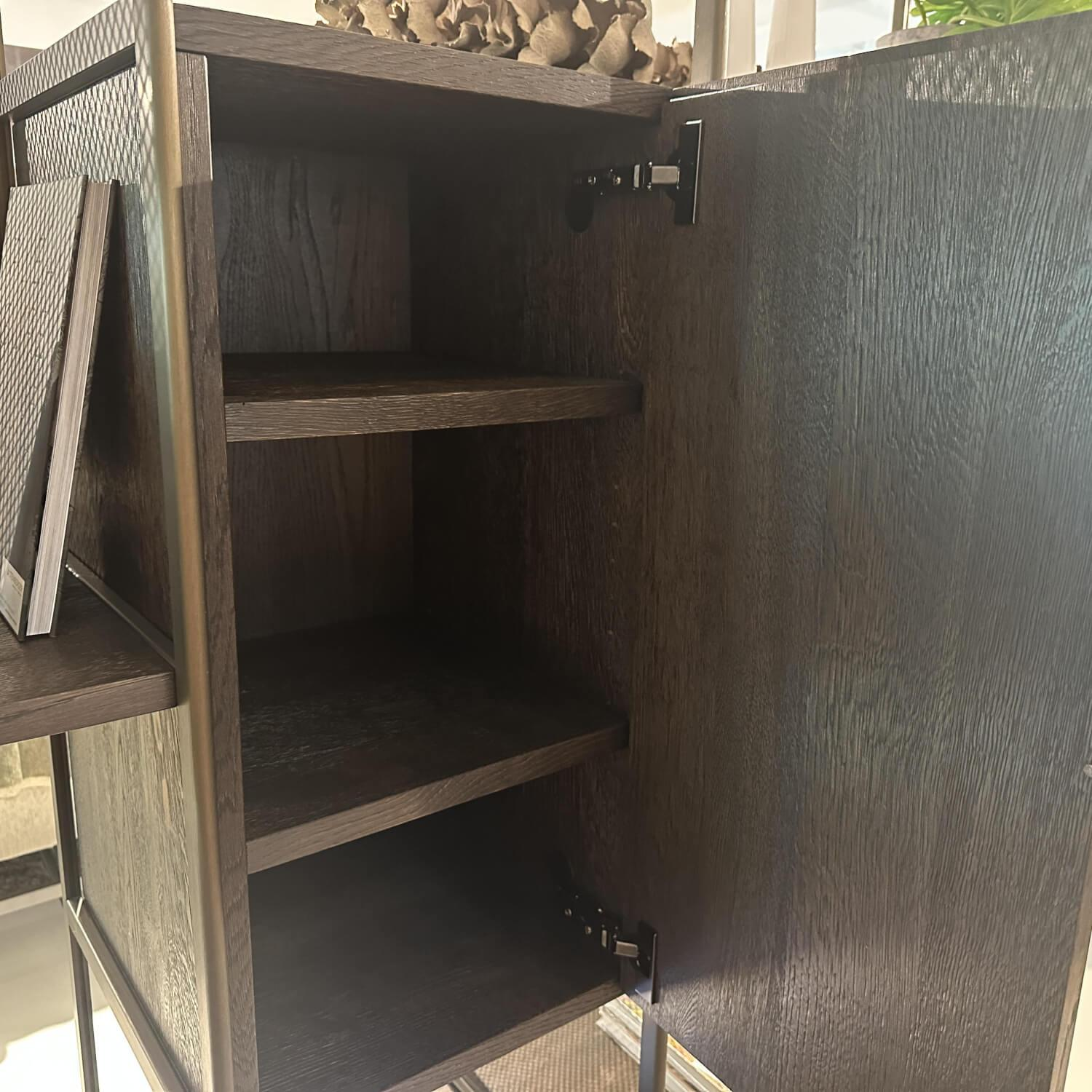 Janua - Regalsystem BC 06 RooM68 Eiche Geräuchert Anthrazit Geölt Und Aluminium Bronze Eloxiert - 8